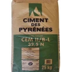 Castorama Ciment CEM II B-L 32,5 N Gris 25kg