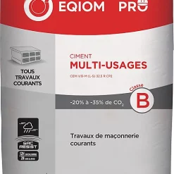 Castorama Ciment Multi-usages Eqiom CEM II 32,5R CE NF 35kg