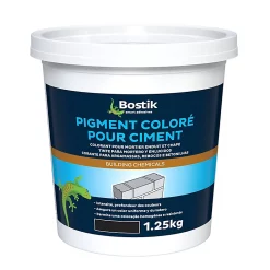 Castorama Colorant Bostik Pigment Coloré Pour Ciment, Mortier, Enduit Et Chape Noir 1,25kg