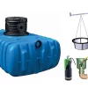 Castorama Lot Récupérateur D'eau De Pluie Jardin Confort Flat Graf 1500 L